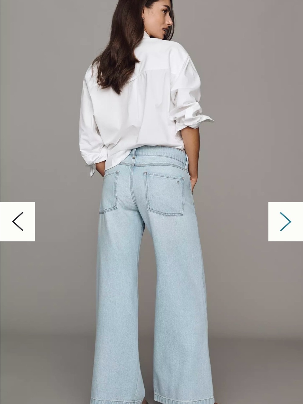 Pilcro Pull On Wide Leg Jeans - New - Picture 3 of 3